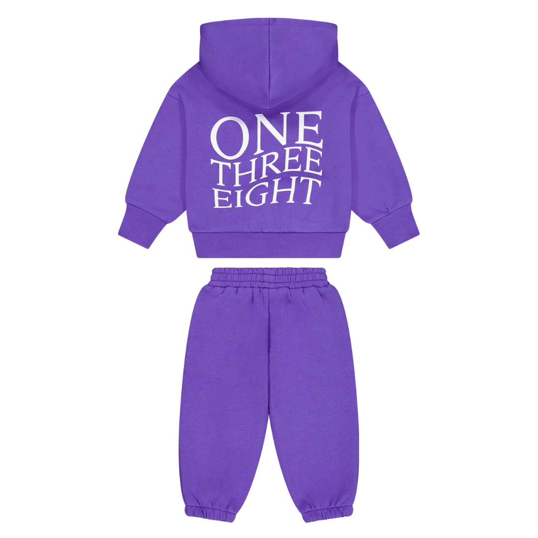 WAVY KIDS TRACKSUIT SET - PURPLE