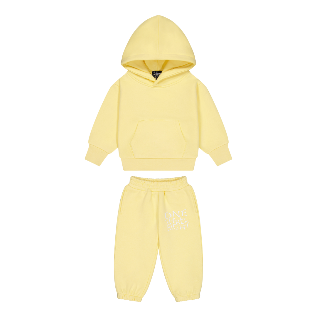 WAVY KIDS TRACKSUIT SET - LEMON