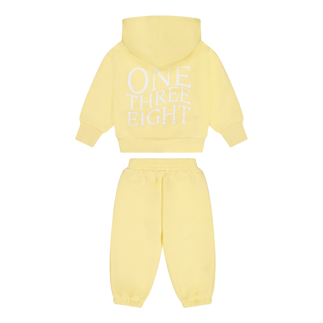 WAVY KIDS TRACKSUIT SET - LEMON