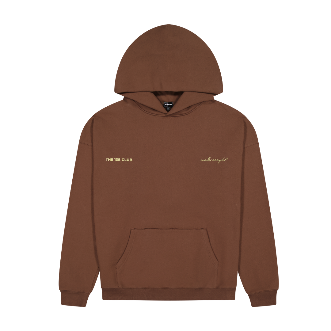 CLUB HOODIE - CHOCOLATE