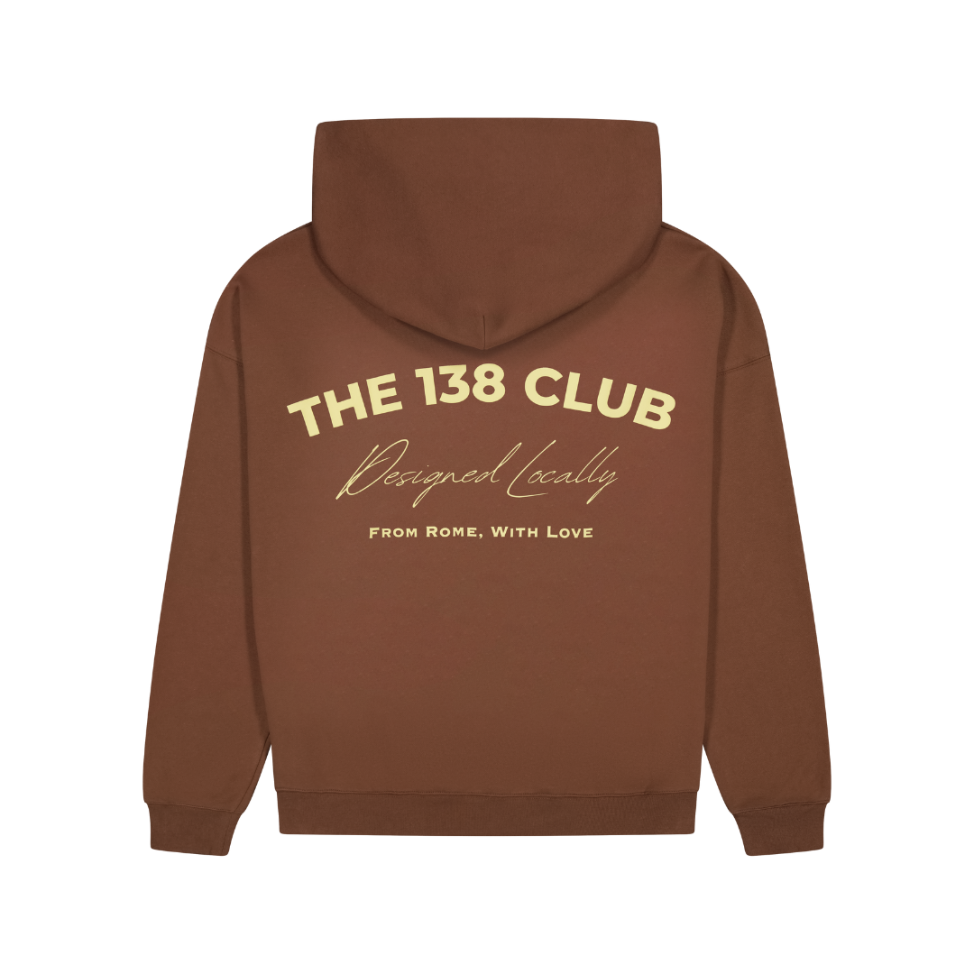 CLUB HOODIE - CHOCOLATE
