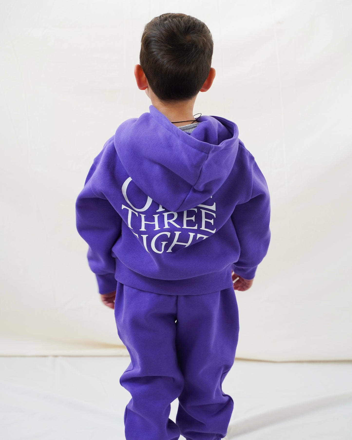 WAVY KIDS TRACKSUIT SET - PURPLE