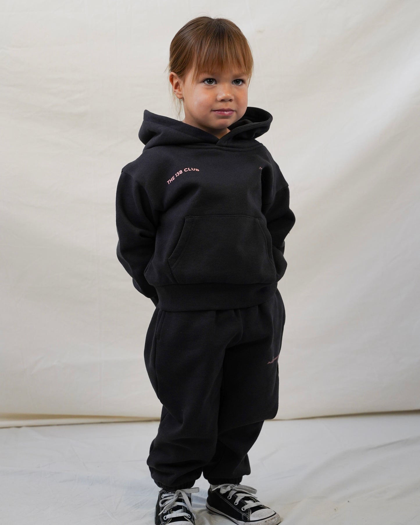 CLUB KIDS TRACKSUIT SET - CHARCOAL