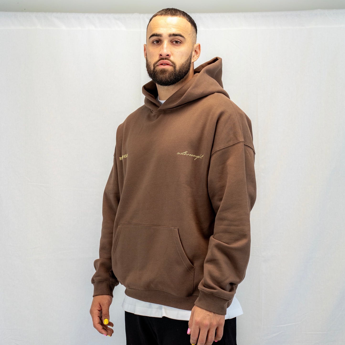 CLUB HOODIE - CHOCOLATE
