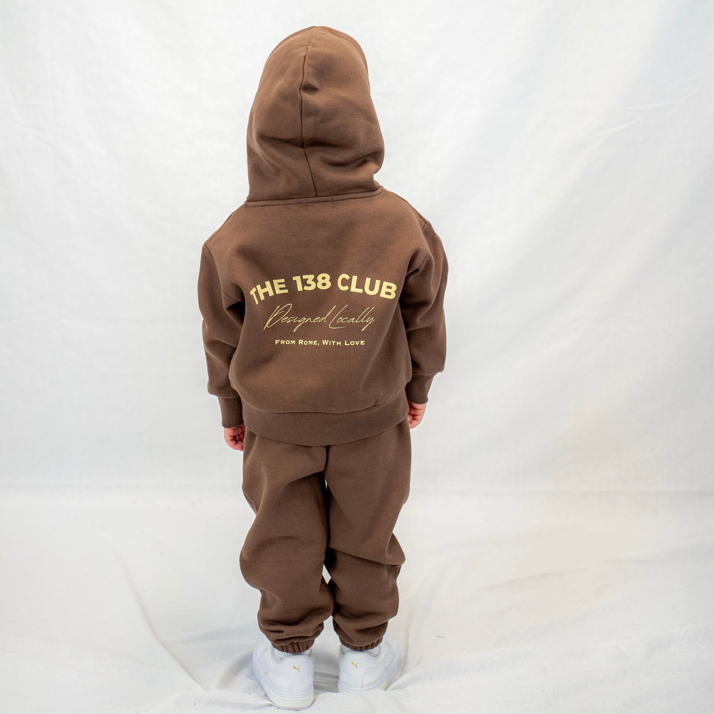 CLUB KIDS TRACKSUIT SET - CHOCOLATE