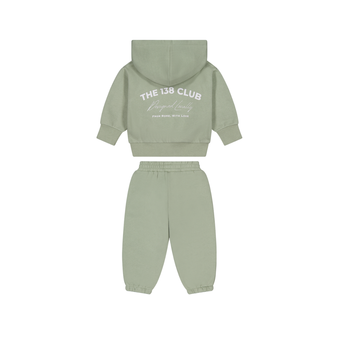 CLUB KIDS TRACKSUIT SET - SAGE