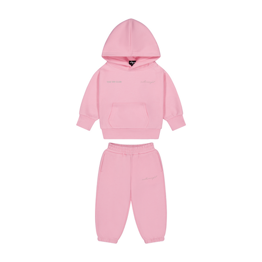 CLUB KIDS TRACKSUIT SET - BABY PINK