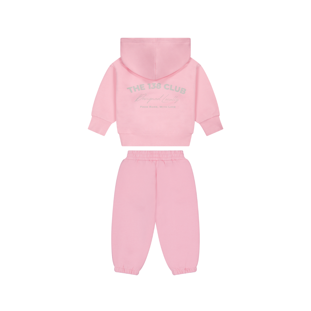 CLUB KIDS TRACKSUIT SET - BABY PINK