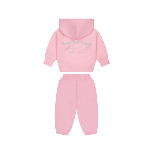 CLUB KIDS TRACKSUIT SET - BABY PINK