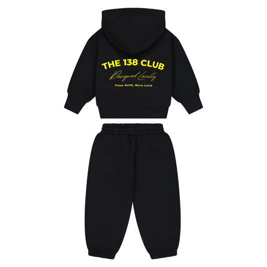 CLUB KIDS TRACKSUIT SET - BLACK