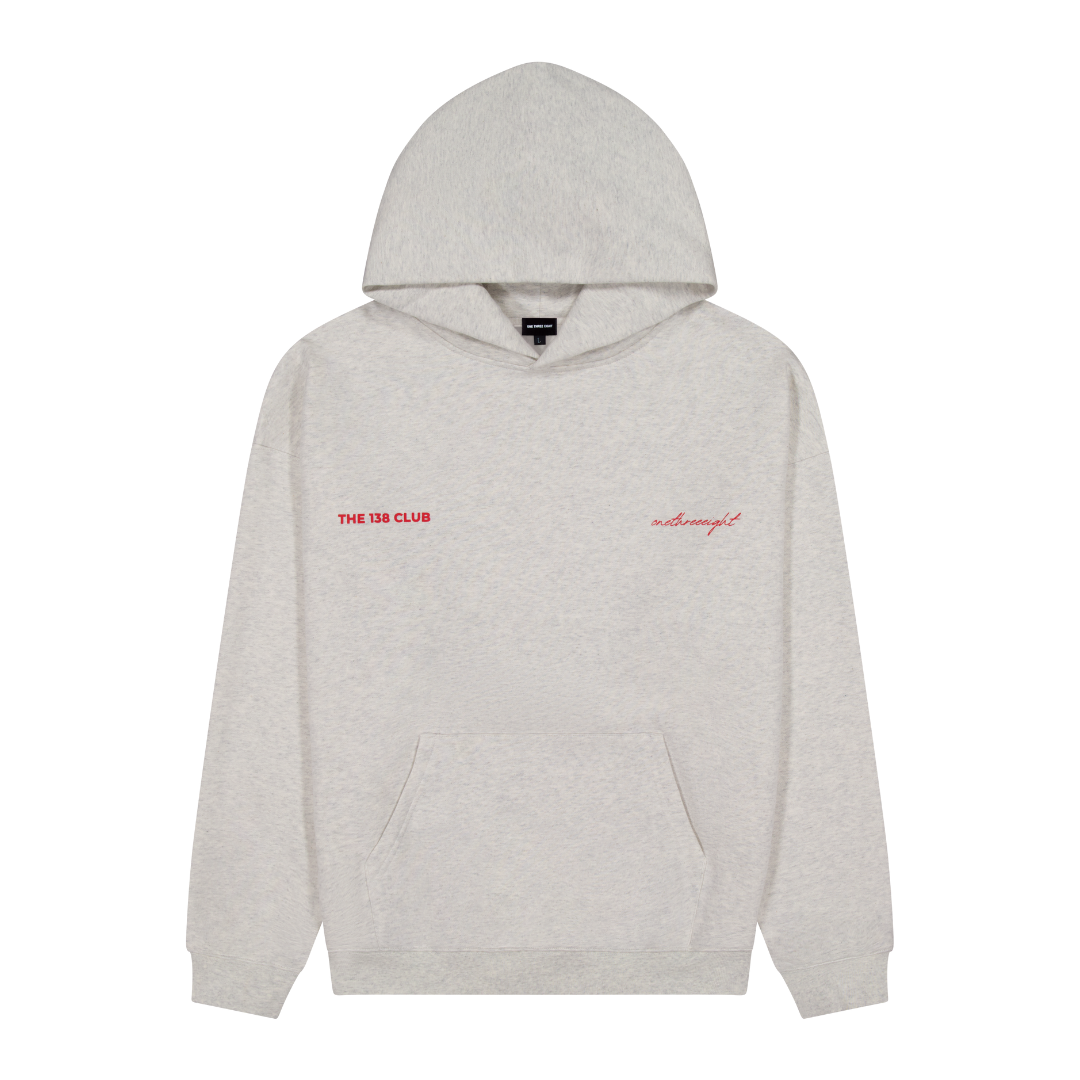 CLUB HOODIE - GREY MARLE