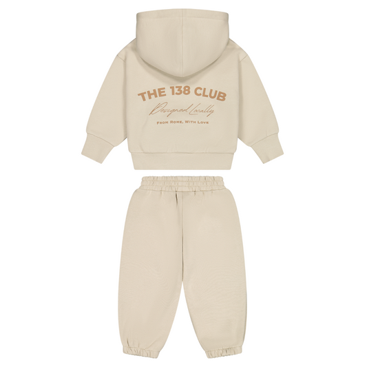 CLUB KIDS TRACKSUIT SET - BONE