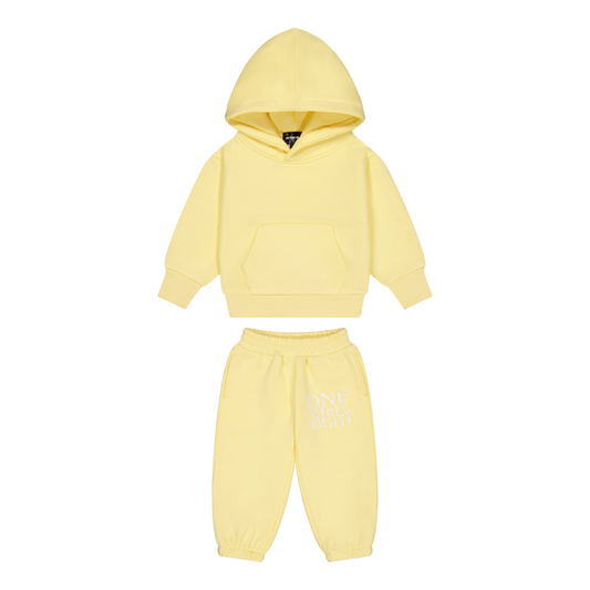 WAVY KIDS TRACKSUIT SET - LEMON