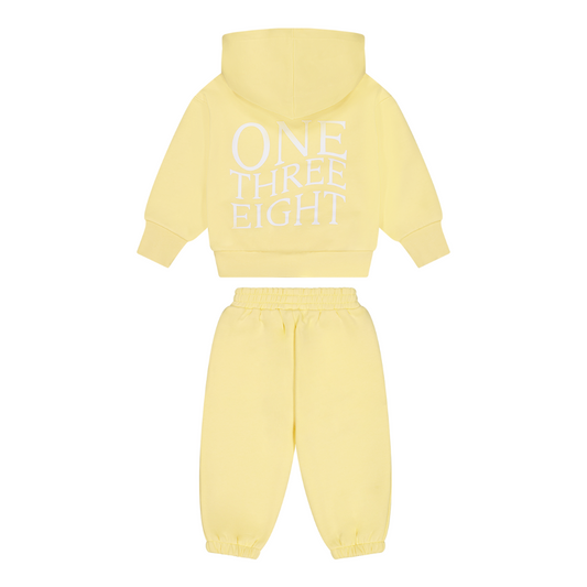 WAVY KIDS TRACKSUIT SET - LEMON