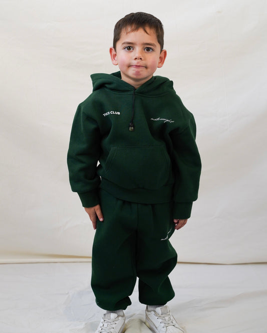 THE 138 CLUB KIDS TRACKSUIT SET - FOREST