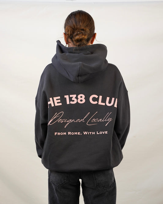 THE 138 CLUB HOODIE - CHARCOAL