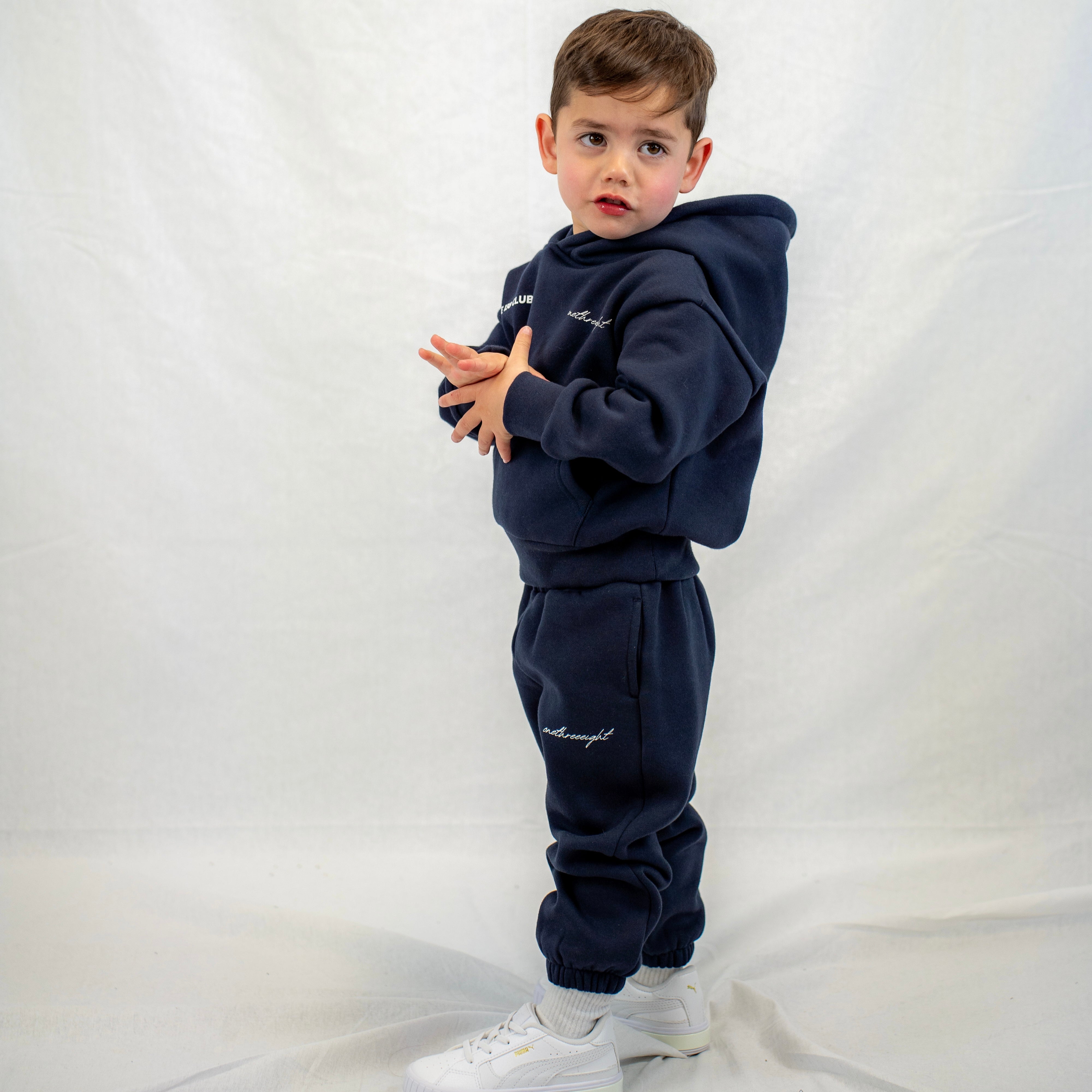 Childrens 2025 navy tracksuit