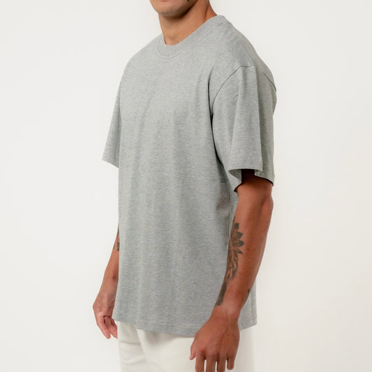 LUXURY BLANK TEE - GREY